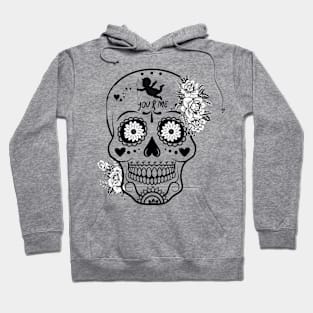 Sugar Skull Valentine. Hoodie